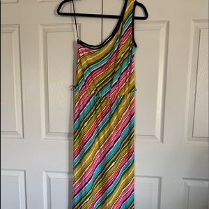 Trina Turk Shaunti one shoulder maxi dress